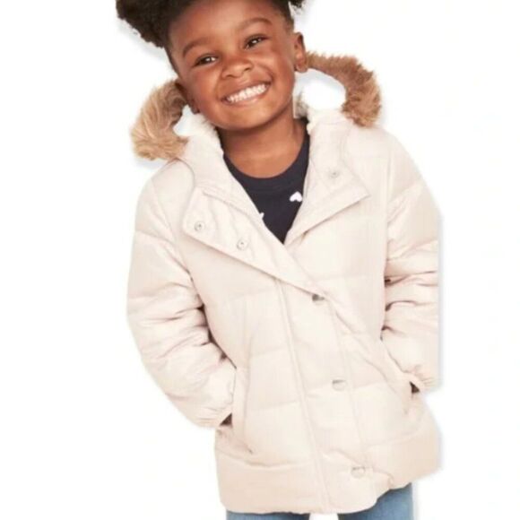 Old Navy Girls Size 18-24 months Frost-Free Winter Coats Long Puffer Jacket - Picture 1 of 9